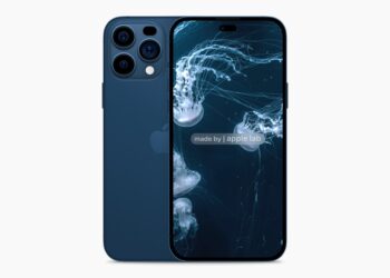 ชมคอนเซ็ปท์ iPhone 14 Pro สี Antarctic Blue มาพร้อมหน้าจอเจาะรูรูปแคปซูลยา