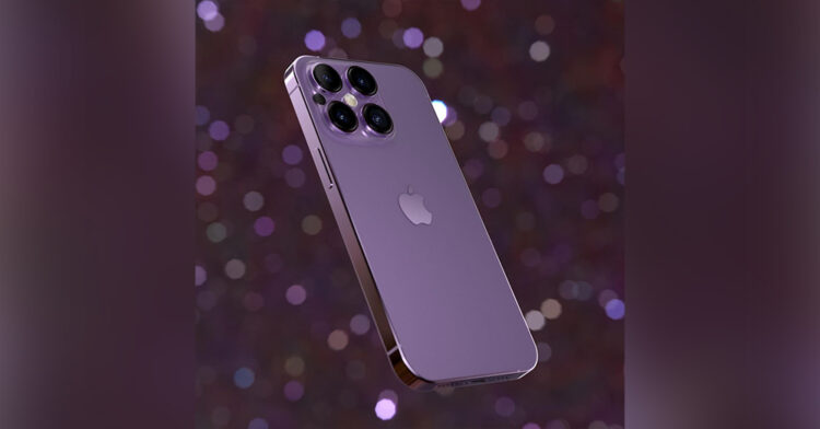 ชมคอนเซ็ป iPhone 14 Pro หน้าจอไร้รอยบาก มาในสีม่วง Purple สุดสวยงาม