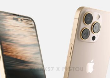 ชมภาพเรนเดอร์ iPhone 14 Pro ใหม่ล่าสุด บอดี้สีทอง เจาะหลุมบนหน้าจอแบบตัว i