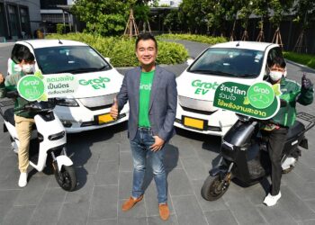 Grab หนุนภาครัฐ-ดันพลังงานสะอาด ตั้งเป้า 5 ปีเพิ่มพาร์ทเนอร์ใช้รถ EV 10%