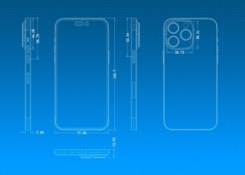 แผนผังการออกแบบ iPhone 14 Pro เผยให้เห็นมิติตัวเครื่องทั้งหมด รวมถึงการเปลี่ยนแปลงของรอยบาก