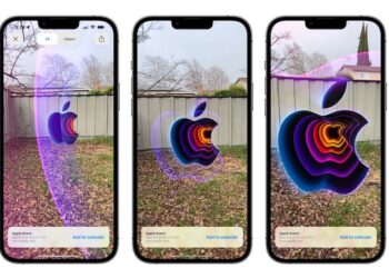 โลโก้ Apple ในบัตรเชิญงาน Peek Performance มีลูกเล่น AR ซ่อนเอาไว้ด้วย