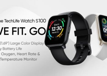 realme TechLife Watch S100 เตรียมวางจำหน่ายวันที่ 10 มีนาคมนี้ รองรับการวัดอุณหภูมิร่างกาย อัตราการเต้นของหัวใจ และ SpO2