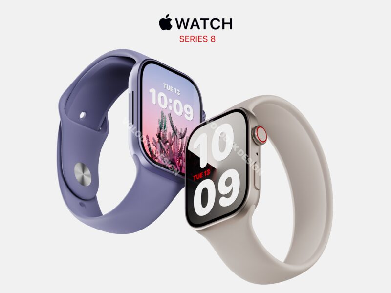 ชมคอนเซ็ปท์ Apple Watch Series 8 มาดีไซน์ขอบตัวเรือนเหลี่ยม หน้าจอเรียบแบน 