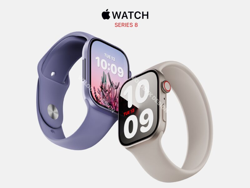 ชมคอนเซ็ปท์ Apple Watch Series 8 มาดีไซน์ขอบตัวเรือนเหลี่ยม หน้าจอเรียบแบน