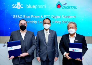 PTT Digital ผนึกกำลัง เอสเอสแอนด์ซี บลู ปริซึม เสริมทัพความแข็งแกร่งจัดตั้ง Intelligent Process Automation Center สนับสนุนบริการเทคโนโลยี IA และ RPA ระดับ Enterprise ของไทย