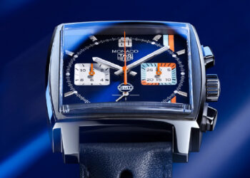 เปิดตัวนาฬิกา TAG Heuer Monaco Gulf Special Edition นี้ยังเป็นการเฉลิมฉลองให้กับการแข่งขัน  Monaco Historic Grand Prix ประจำปีนี้ซึ่ง TAG Heuer เป็นผู้สนับสนุนอย่างเป็นทางการด้วย