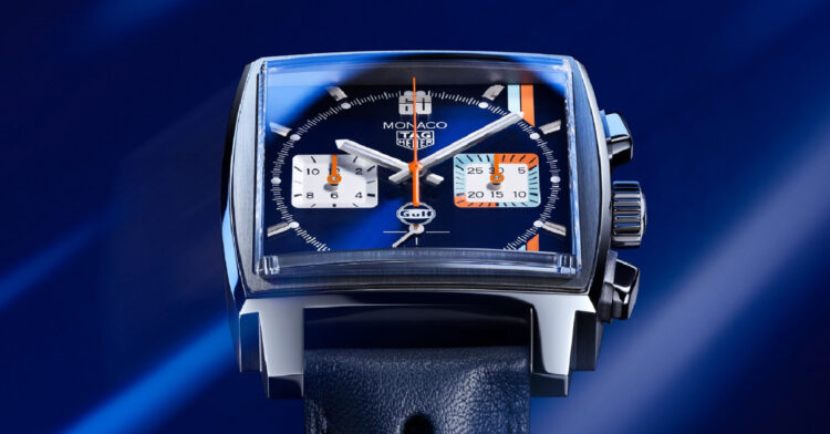 เปิดตัวนาฬิกา TAG Heuer Monaco Gulf Special Edition นี้ยังเป็นการเฉลิมฉลองให้กับการแข่งขัน  Monaco Historic Grand Prix ประจำปีนี้ซึ่ง TAG Heuer เป็นผู้สนับสนุนอย่างเป็นทางการด้วย