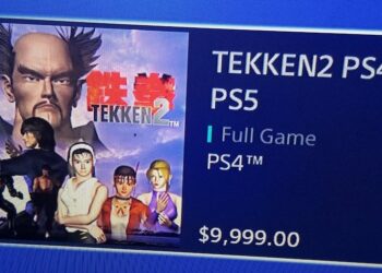 เกม Tekken 2 วางขายบน PS Store ในราคาสูงราว 350,900 บาท แต่เป็นเพียงข้อผิดพลาด