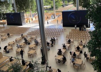สื่อนอกแชร์ภาพสถานที่ใน Apple Park สำหรับชมคีย์โน้ตของงาน WWDC 2022