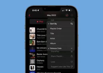 iOS 16 นำฟีเจอร์จัดเรียงเพลย์ลิสต์ กลับมาสู่ Apple Music อีกครั้ง