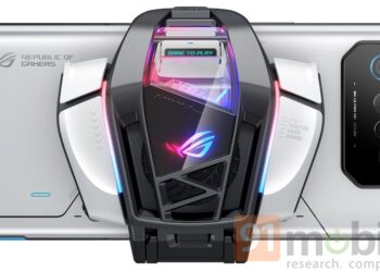 ROG Phone 6 ถูกปล่อยภาพเรนเดอร์ออกมาแล้ว มาพร้อมพัดลม AeroActive Cooler 6
