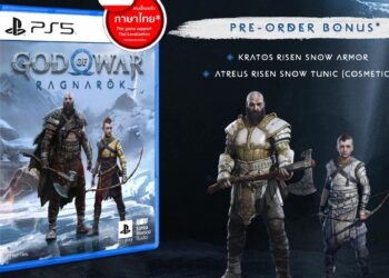 Sony PlayStation ประกาศวางจำหน่ายเกม God of War Ragnarok วันที่ 9 พฤศจิกายน 2565 เวอร์ชั่น PS5 ราคา 2,290 บาท PS4 ราคา 1,990บาท