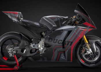 Ducati MotoE V21L ต้นแบบมอเตอร์ไซค์ไฟฟ้า ทำความเร็วได้สูงสุด 275 กิโลเมตรต่อชั่วโมง