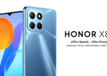 HONOR X8 5G เปิดตัวทางการ ใช้ชิป Snapdragon 480+ กล้องหลัง 48MP Triple Camera