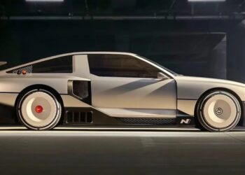 Hyundai เปิดตัวต้นแบบรถสปอร์ต N Vision 74 ขับเคลื่อนด้วยเซลล์เชื้อเพลิงไฮโดรเจนและแบตเตอรี่ ดีไซน์จากยุค 70s