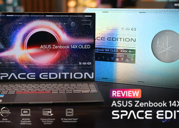 รีวิว ASUS Zenbook 14X OLED Space Edition (UX5401ZAS) แล็ปท็อปดีไซน์อวกาศสุดล้ำ หน้าจอสัมผัส 4K OLED ขนาด 14 นิ้ว สเปกแรง ราคาเริ่มต้น 53,990 บาท