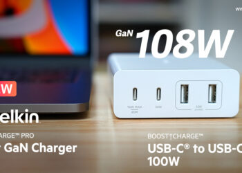 รีวิว Belkin BOOST CHARGE PRO 4-Port GaN Charger 108W และ Belkin BOOST CHARGE USB-C to USB-C Cable 100W สุดยอดที่ชาร์จเร็วสำหรับแท็ปเล็ตสมาร์ทโฟนและโน้ตบุ๊ค  