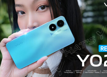 รีวิว vivo Y02s สมาร์ทโฟนสุดคุ้ม ดีไซน์สุดงาม จอ 6.51 นิ้วใช้พอร์ต USB Type-C แบตเตอรี่  5000mAh ใช้เป็น Power Bank ได้ ราคาเพียง 4,999 บาท