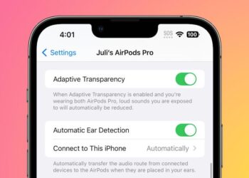 iOS 16.1 Beta 3 นำฟีเจอร์ Adaptive Transparency มาสู่ AirPods Pro รุ่นแรก