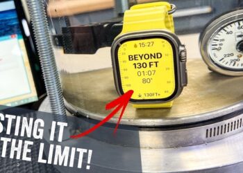 ทดสอบ Apple Watch Ultra เมื่อใช้แอป Depth ภายใต้สถานการณ์จำลอง (ชมคลิป!!)