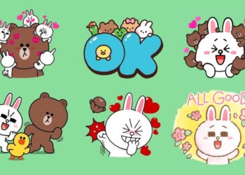 LINE แจกสติกเกอร์ BROWN & Cony ให้โหลดฟรี!! ถึง 9 ชุด