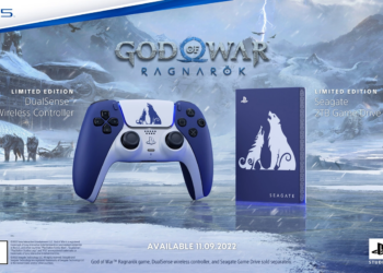 SEAGATE เปิดตัวเกมไดรฟ์รุ่นพิเศษ God of War Ragnarök ลวดลายพิเศษที่ได้รับลิขสิทธิ์อย่างเป็นทางการ ความจุ 2TB พอร์ท USB 3.2 Gen 1 ราคา 3,690 บาท