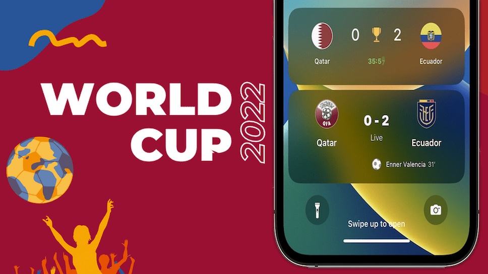 แนะนำ 5 แอป สำหรับ Iphone ที่รองรับ Live Activities รวมถึงแอปรายงานการแข่งขันฟุตบอล  World Cup 2022 – Flashfly Dot Net