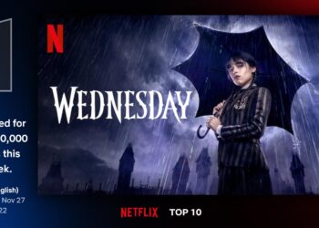WEDNESDAY ไม่ได้มาเล่นๆ! เขย่าชาร์ตทะยานขึ้นอันดับ 1 บน Netflix Top 10 ขโมยหัวใจพร้อมตกแฟนชาวไทยและทั่วโลกสนั่น