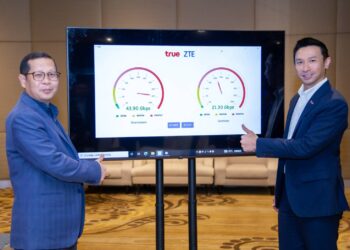 ทรูออนไลน์ผนึก ZTE และ HUAWEI พัฒนานวัตกรรมเน็ตบ้านแรงสุด ล้ำสุด ความเร็ว 50 Gbps.ผ่านอุปกรณ์ที่รองรับ GPON รายแรกในภูมิภาค  
