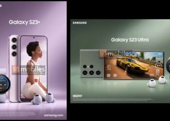 ภาพหลุดโปสเตอร์โปรโมท Samsung Galaxy S23 Plus และ Galaxy S23 Ultra