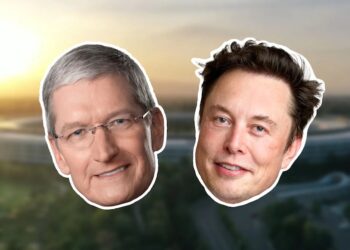 Elon Musk เดินทางไปหา Tim Cook ที่ Apple Park ยืนยันได้เคลียร์ใจกันแล้ว