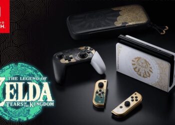 Nintendo Switch OLED รุ่นพิเศษ The Legend of Zelda: Tears of the Kingdom ราคาราว 12,390 บาท วางจำหน่าย 28 เมษายนนี้