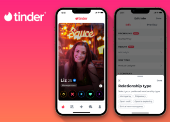 Tinder เปิดตัวฟีเจอร์ใหม่ “รูปแบบความสัมพันธ์” (Relationship Types) รองรับความหลากหลายที่ทุกคนต้องการอย่างแท้จริง