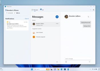 Windows 11 รองรับการใช้งาน iMessage ผ่านแอป Phone Link