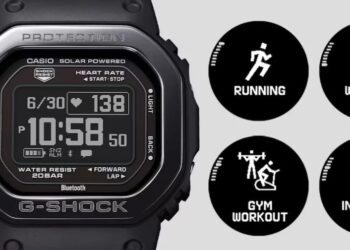 Casio เปิดตัว G-Shock G-SQUAD DW-H5600 นาฬิกาติดตามการออกกำลังกาย ดีไซน์ทนทานแบบ DW-5000C