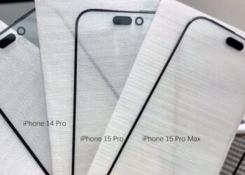 ภาพหลุดกระจกหน้าจอ iPhone 15 และ iPhone 15 Pro เผยให้เห็นขอบจอที่บางลง