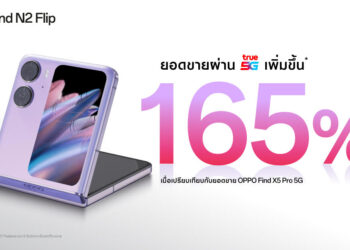 OPPO ร่วมมือ TRUE 5G กวาดยอดขาย OPPO Find N2 Flip โตขึ้น 165% ประกาศการเป็น “พับที่ดีกว่า” ในทุกด้าน