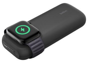 Belkin BoostCharge Pro อุปกรณ์ชาร์จเร็วแบบไร้สายสำหรับ Apple Watch แถมเป็น Power Bank ในตัว ราคาราว 3,490 บาท