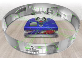 Dyson เปิดตัวหุ่นยนต์ดูดฝุ่น Dyson 360 Vis Nav มีเซ็นเซอร์สำหรับตรวจจับตำแหน่งของมุมห้องแบบ 360 องศาและจอ LED พร้อมไลน์อัพผลิตภัณฑ์ใหม่จาก Dyson