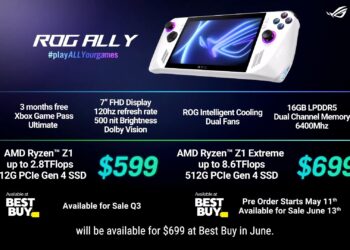 ASUS เปิดรับจองเครื่องเล่นเกมพกพา ROG Ally อย่างทางการแล้วความจุ 512GB ราคาเริ่มต้นราว 20,290 บาทเท่านั้น