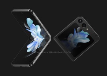 Samsung Galaxy Z Flip5 ถูกปล่อยภาพเรนเดอร์ออกมาแล้ว ยืนยันดีไซน์จอด้านนอกรูปแบบแฟ้ม ขนาดใหญ่ขึ้น