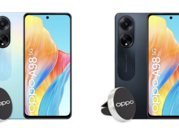 ชมภาพเรนเดอร์ OPPO A98 5G แบบชัดๆทั้ง 2 สีจอ 6.7 นิ้ว 120Hz ชิป Snapdragon 695 5G ความจุ 256GB กล้อง 64MP ชาร์จเร็ว 67W SUPERVOOC