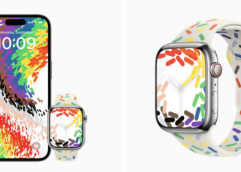 Apple เปิดตัวสาย Sport Band รุ่น Pride Edition ใหม่พร้อมกับหน้าปัดนาฬิกาและวอลล์เปเปอร์ iOS ที่เข้าคู่กัน สั่งซื้อได้ 23 พฤษภาคมเป็นต้นไปราคา 1,800 บาท