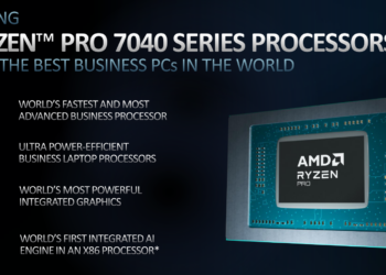 AMD เปิดตัวผลิตภัณฑ์โมบายโปรเซสเซอร์ AMD Ryzen PRO 7040 Series สำหรับกลุ่มงานด้านธุรกิจ