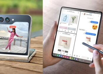 หลุด!! ภาพเรนเดอร์ทางการของ Samsung Galaxy Z Fold5 และ Galaxy Z Flip5 แบบชัดๆ  ก่อนเปิดตัวทางการในวันที่ 26 กรกฎาคมนี้