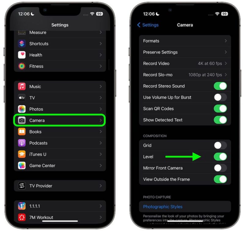 iOS 17 เพิ่มฟีเจอร์ Level ในแอป Camera ช่วยให้ถ่ายภาพวัตถุในแนวนอนได้ ...