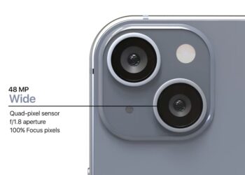 iPhone 15 และ iPhone 15 Plus จะมาพร้อมกล้อง 48 ล้านพิกเซล รับแสงได้มากขึ้น