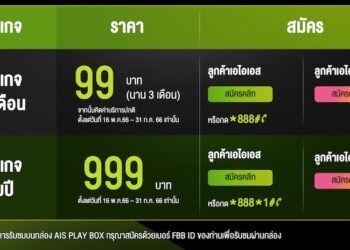 HBO GO เตรียมขึ้นราคา 1 สิงหาคม 2566 (จาก 3 เดือน 99 บาทเป็น 199 บาท รายปี 999 บาท  เป็น 1,190 บาท ) ลูกค้า AIS สามารถสมัครใช้งานราคาเดิมภายใน 31 กรกฎาคมนี้เท่านั้น