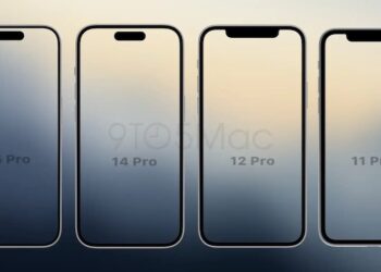 เปรียบเทียบหน้าจอ iPhone 15 Pro กับ iPhone รุ่นต่างๆ เพื่อดูว่ามีขอบจอบางลงขนาดไหน